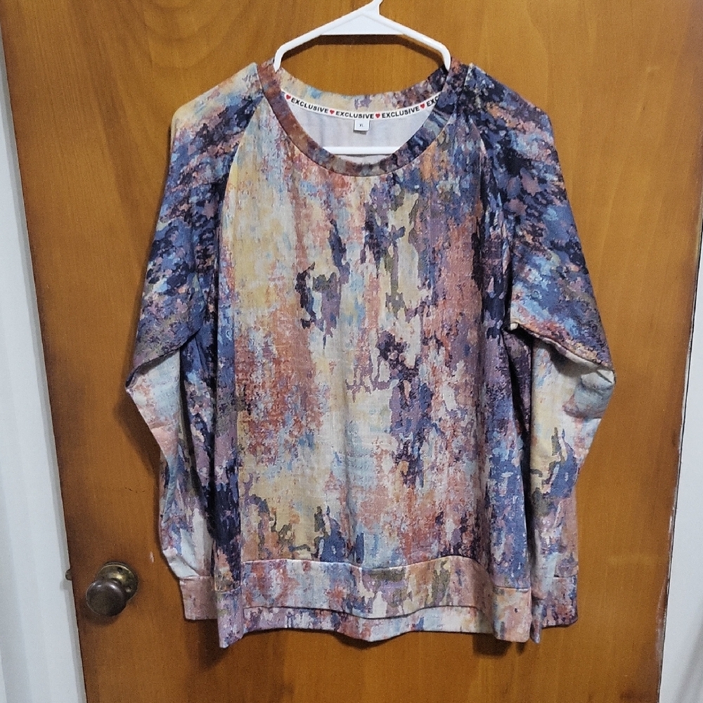 Womens Crew Neck Thin Sweater Unbranded Size Xl